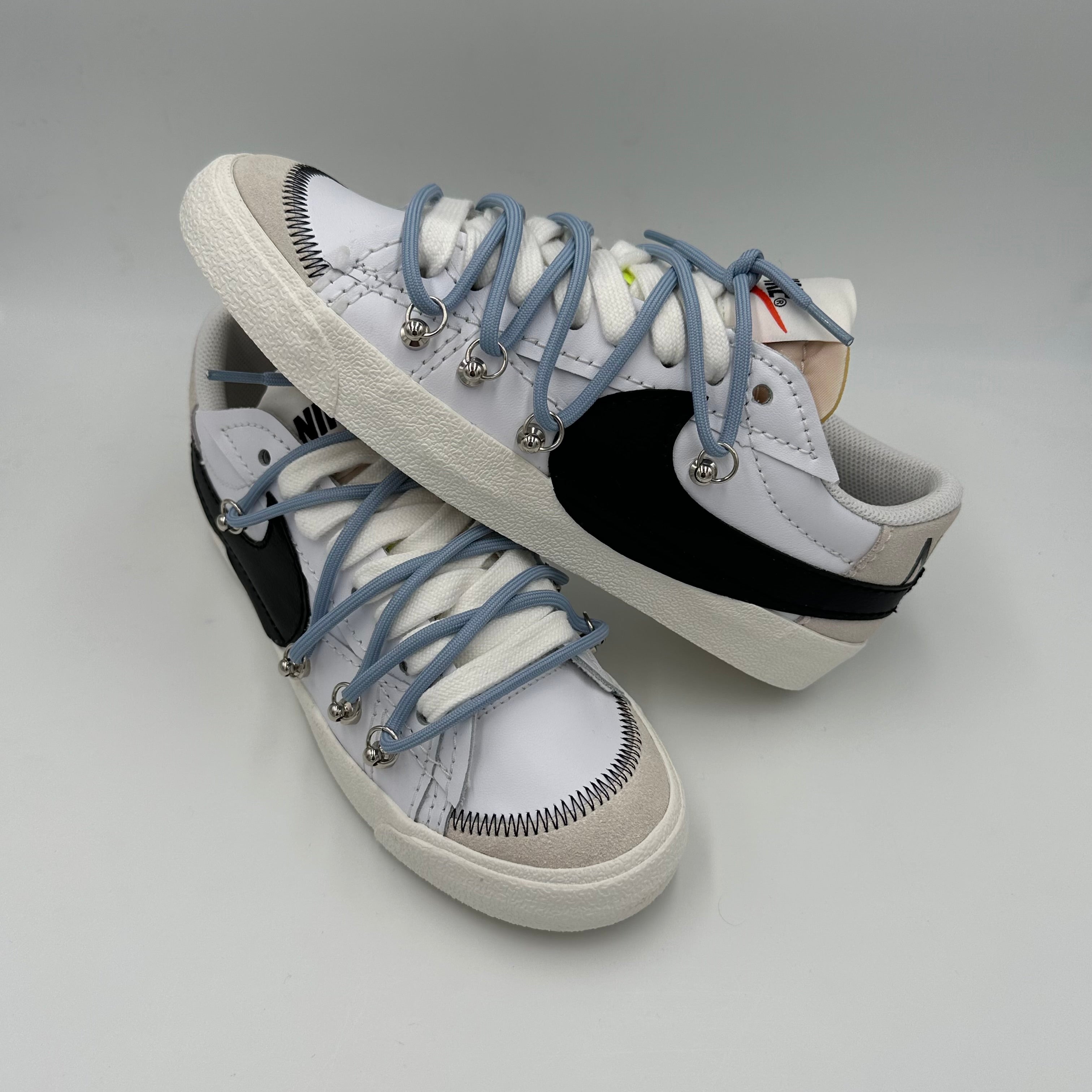 Nike Blazer Low '77 Jumbo White “Over Laces Light Grey"