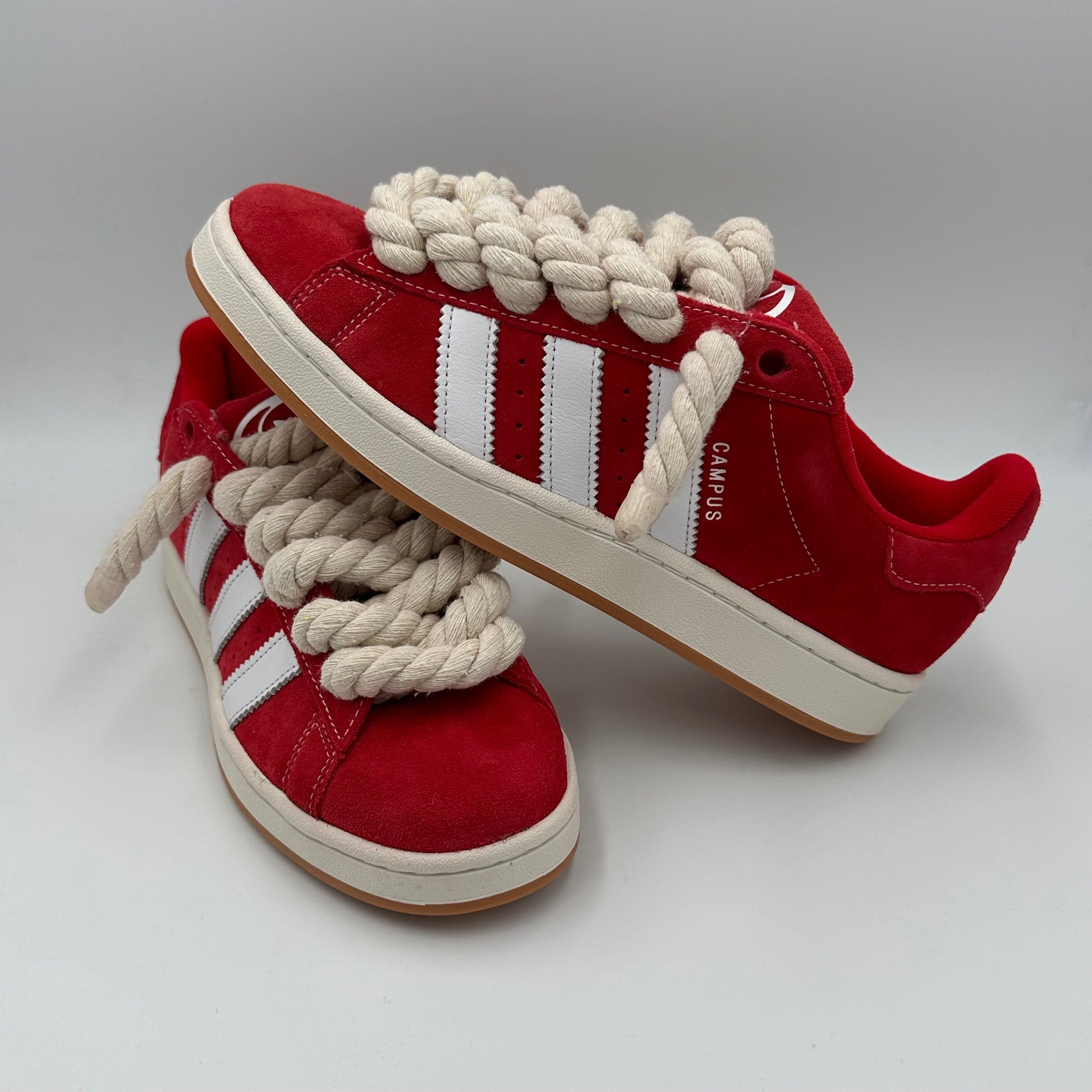 Adidas Campus 00s Red "Rope Laces" Cream