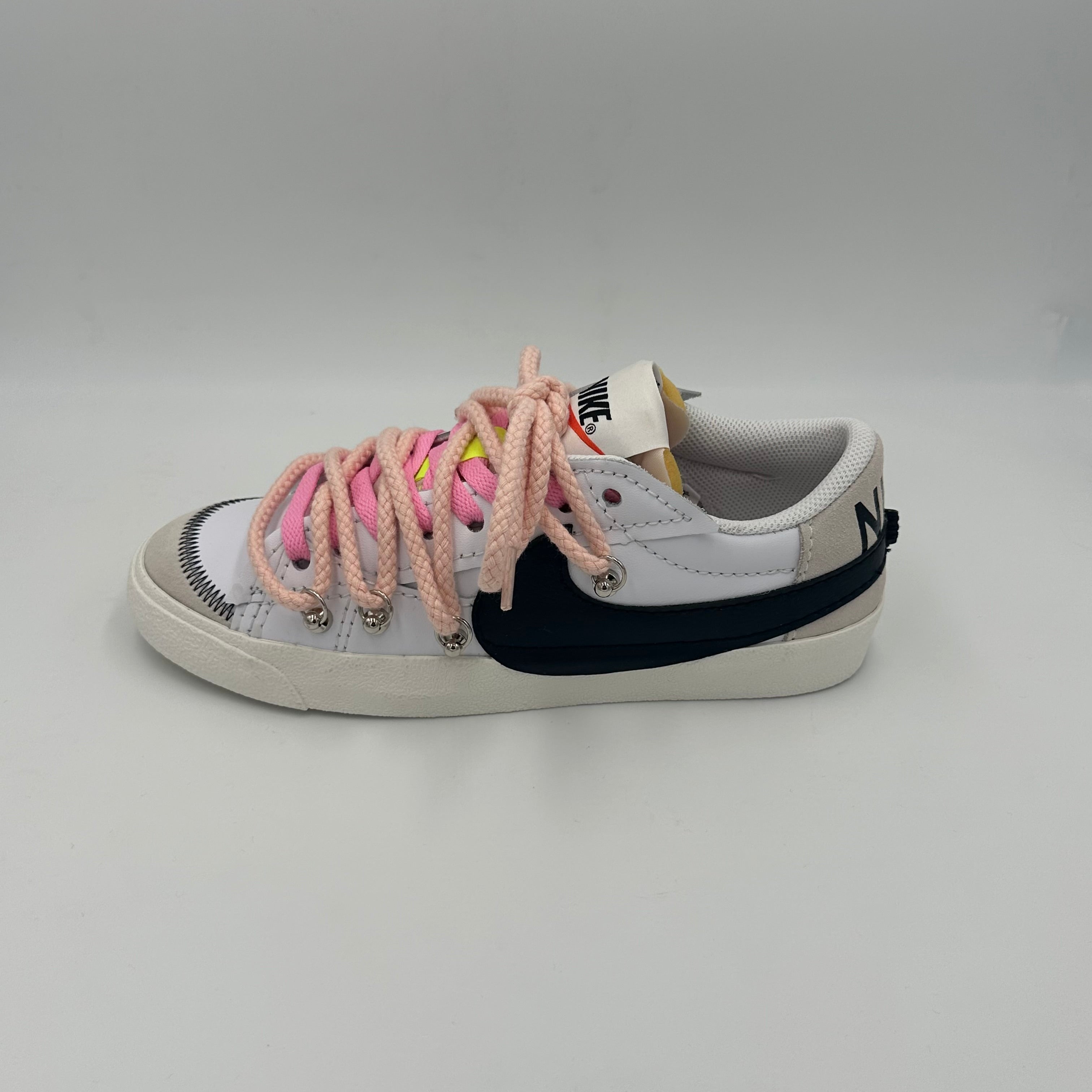 Nike Blazer Low '77 Jumbo White & Pink “Over Laces Rope Pink"