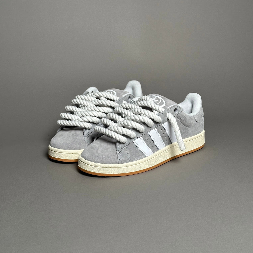 Adidas Campus 00s Grey “Rope Laces” White