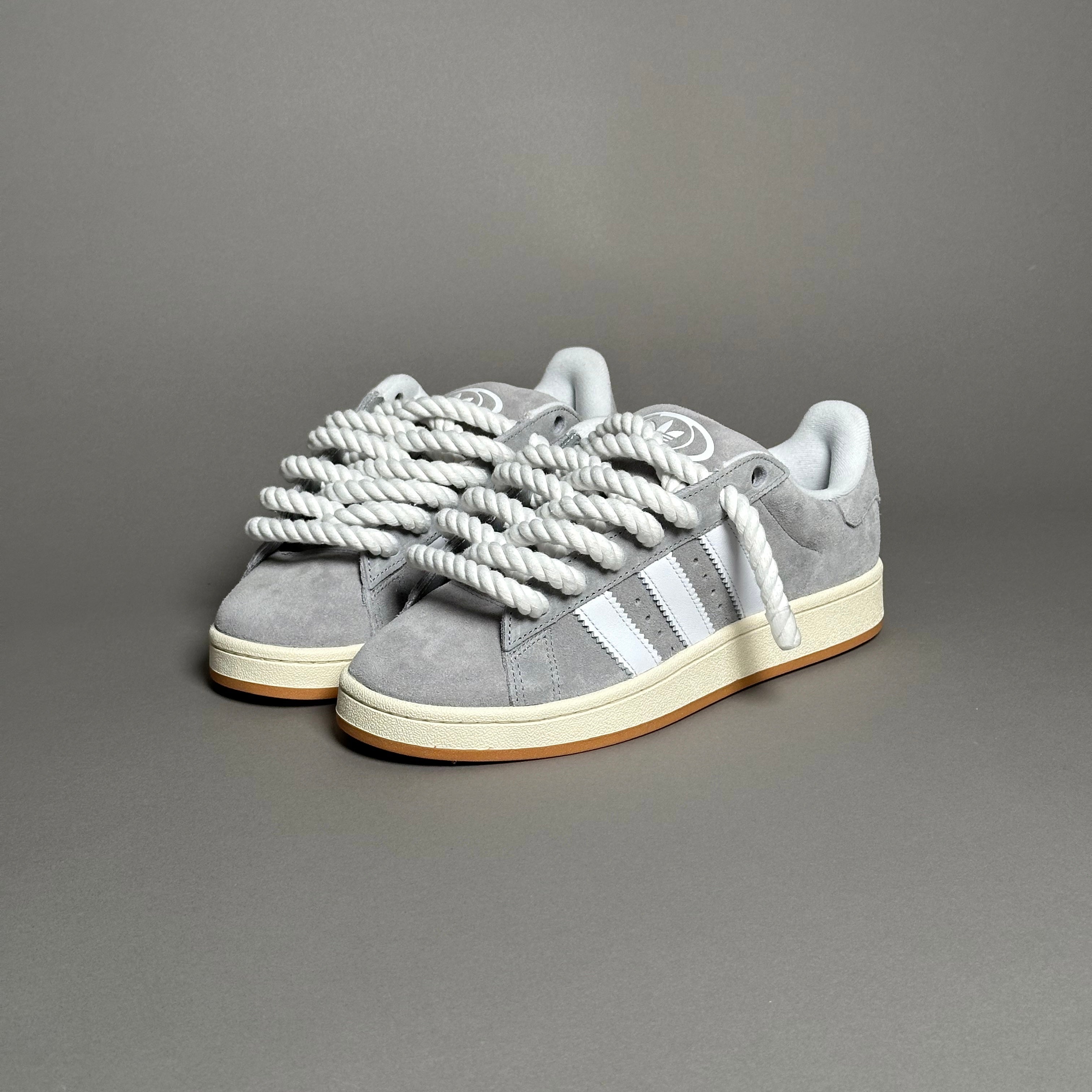 Adidas Campus 00s Grey “Rope Laces” White