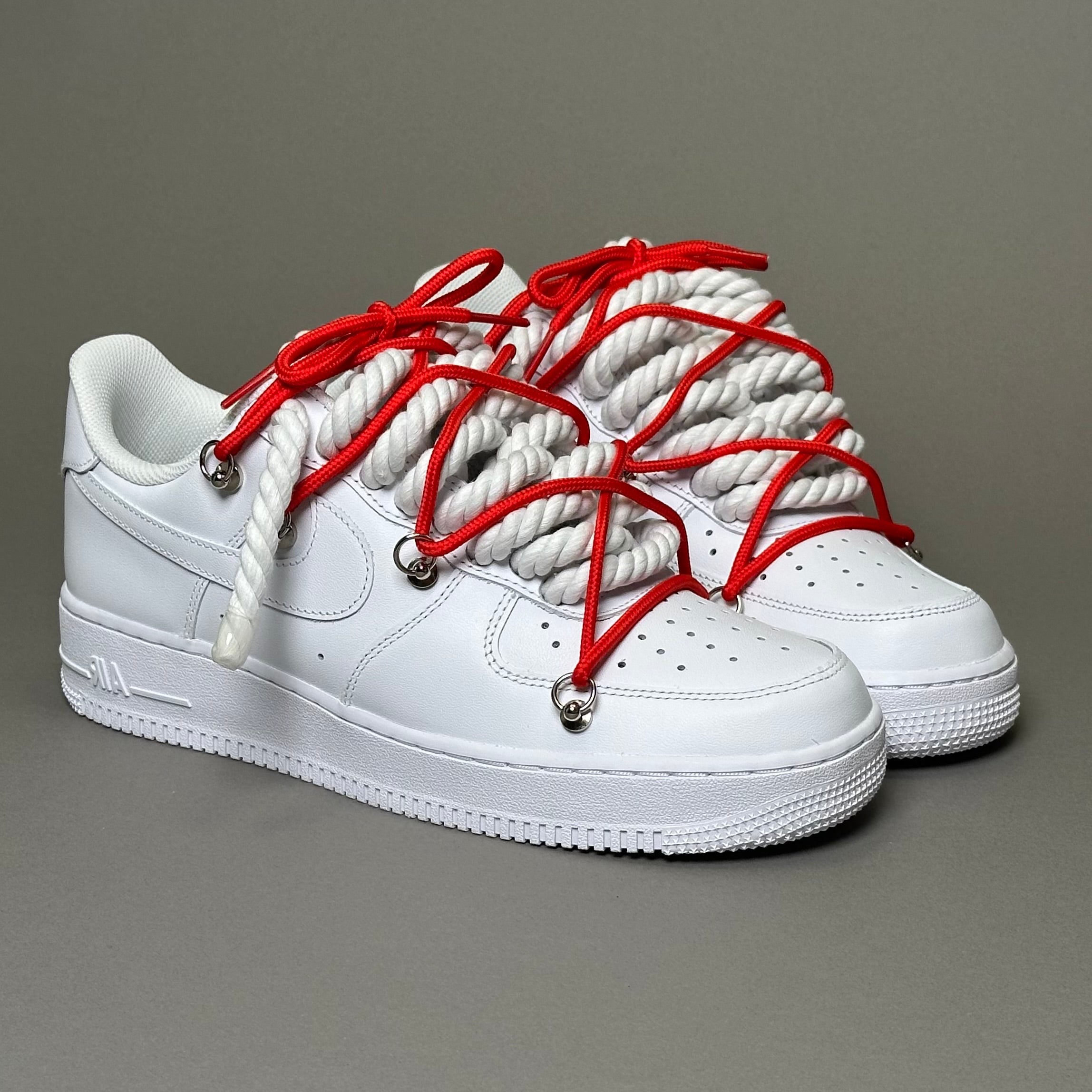 Nike Air Force 1 “Rope Laces White" Triple Red