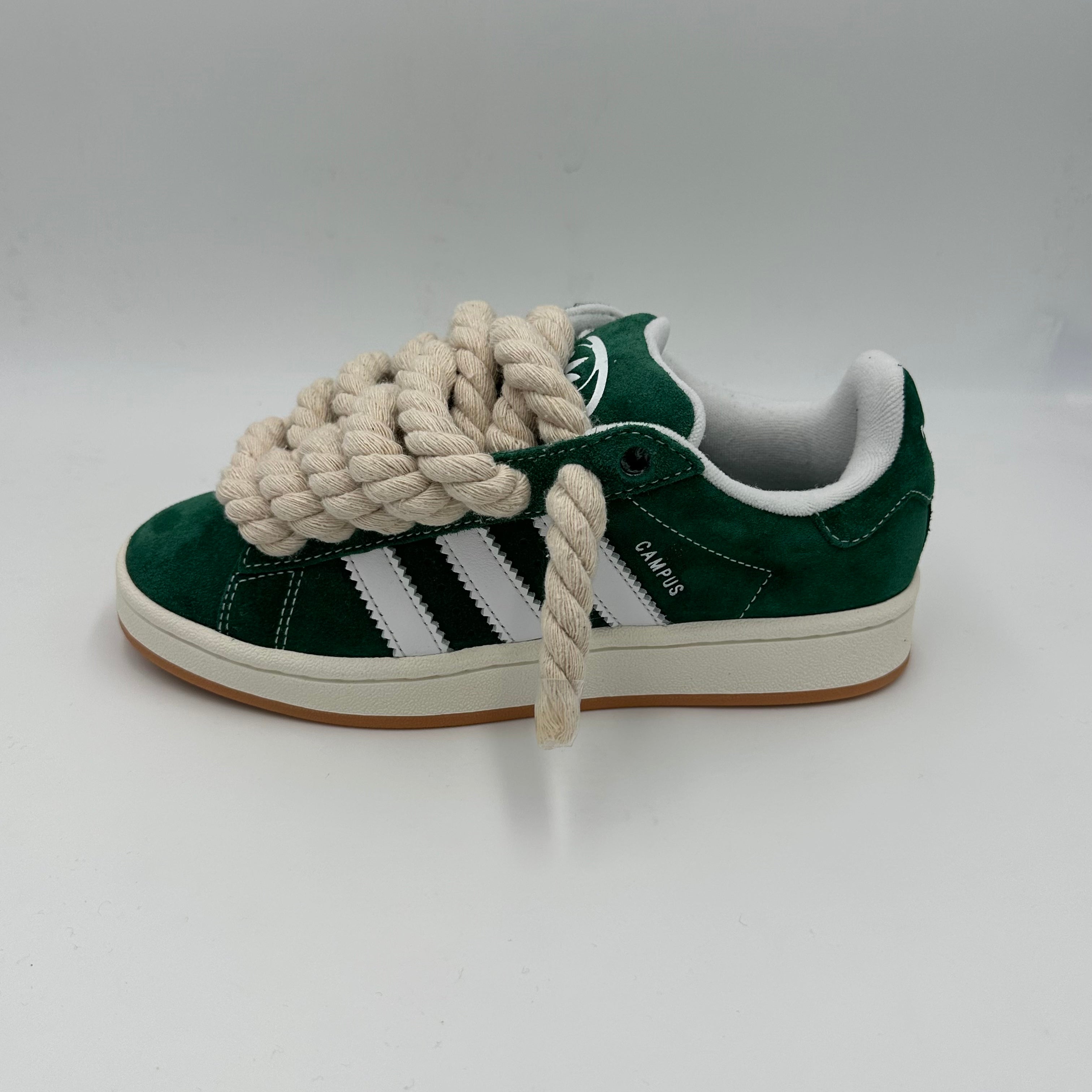 Adidas Campus 00s Green "Rope Laces" Cream