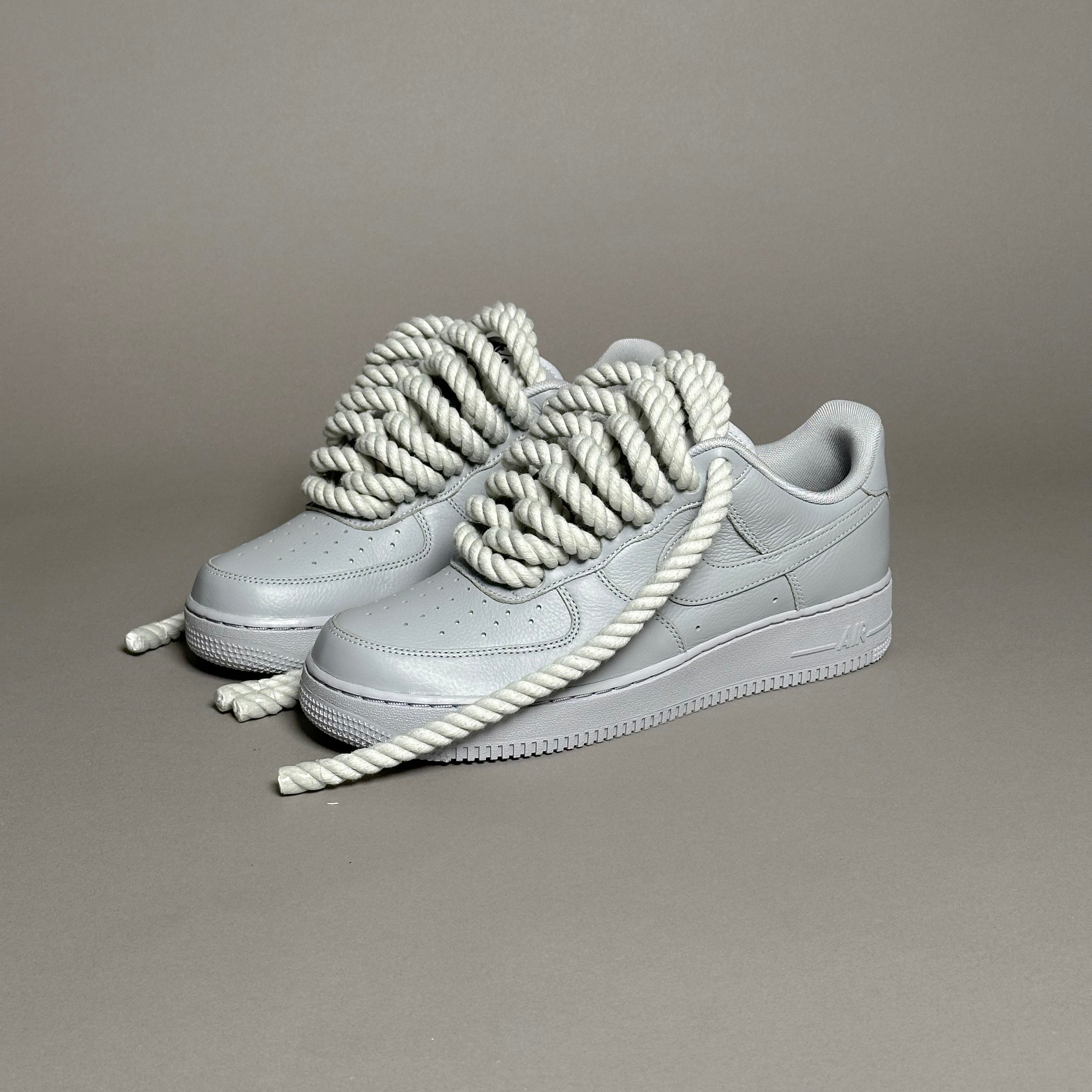 Nike Air Force 1 Pastel "Rope Laces Grey Tint" V2