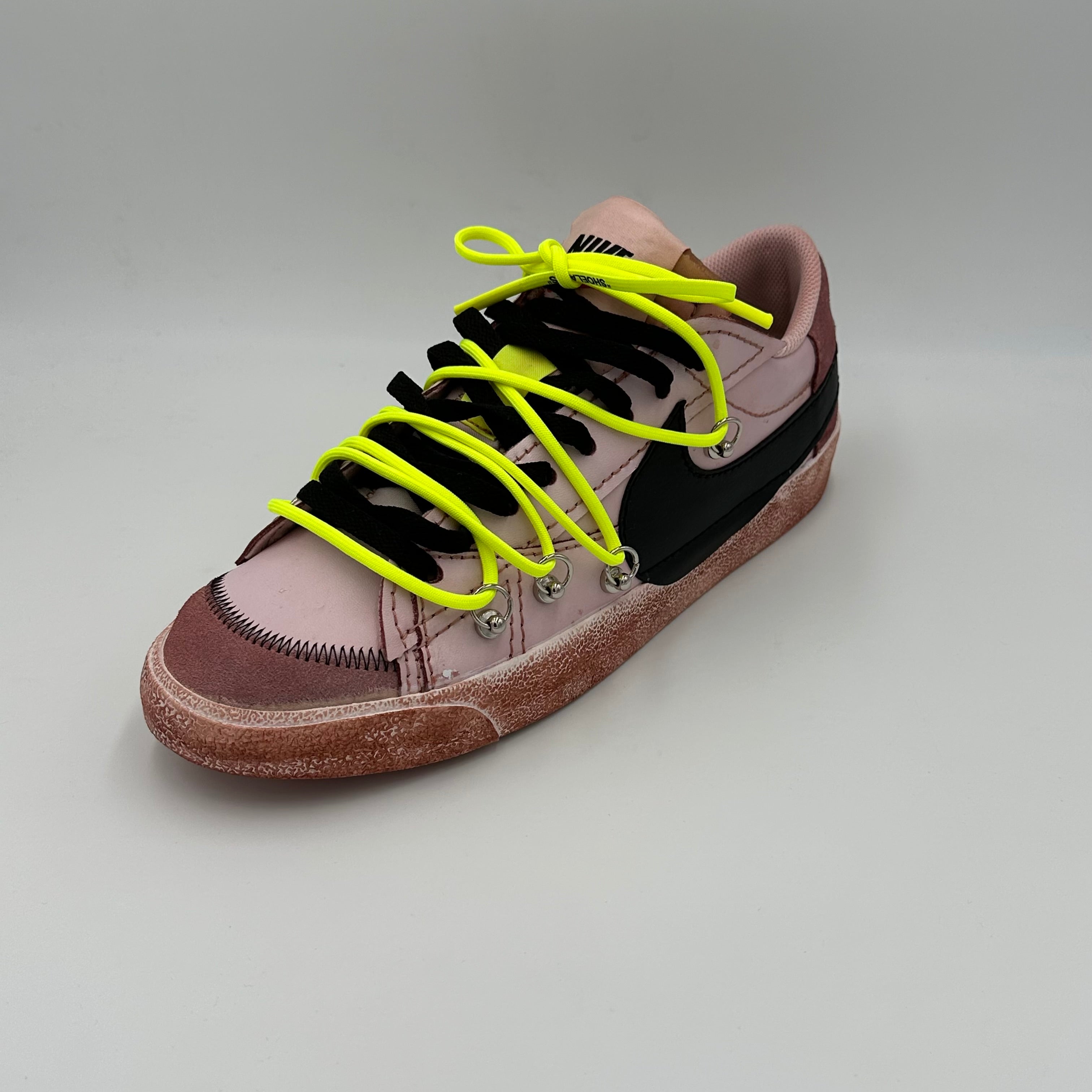 Nike Blazer Low '77 Jumbo Cocoa Brown Black “Over Laces Fluo”