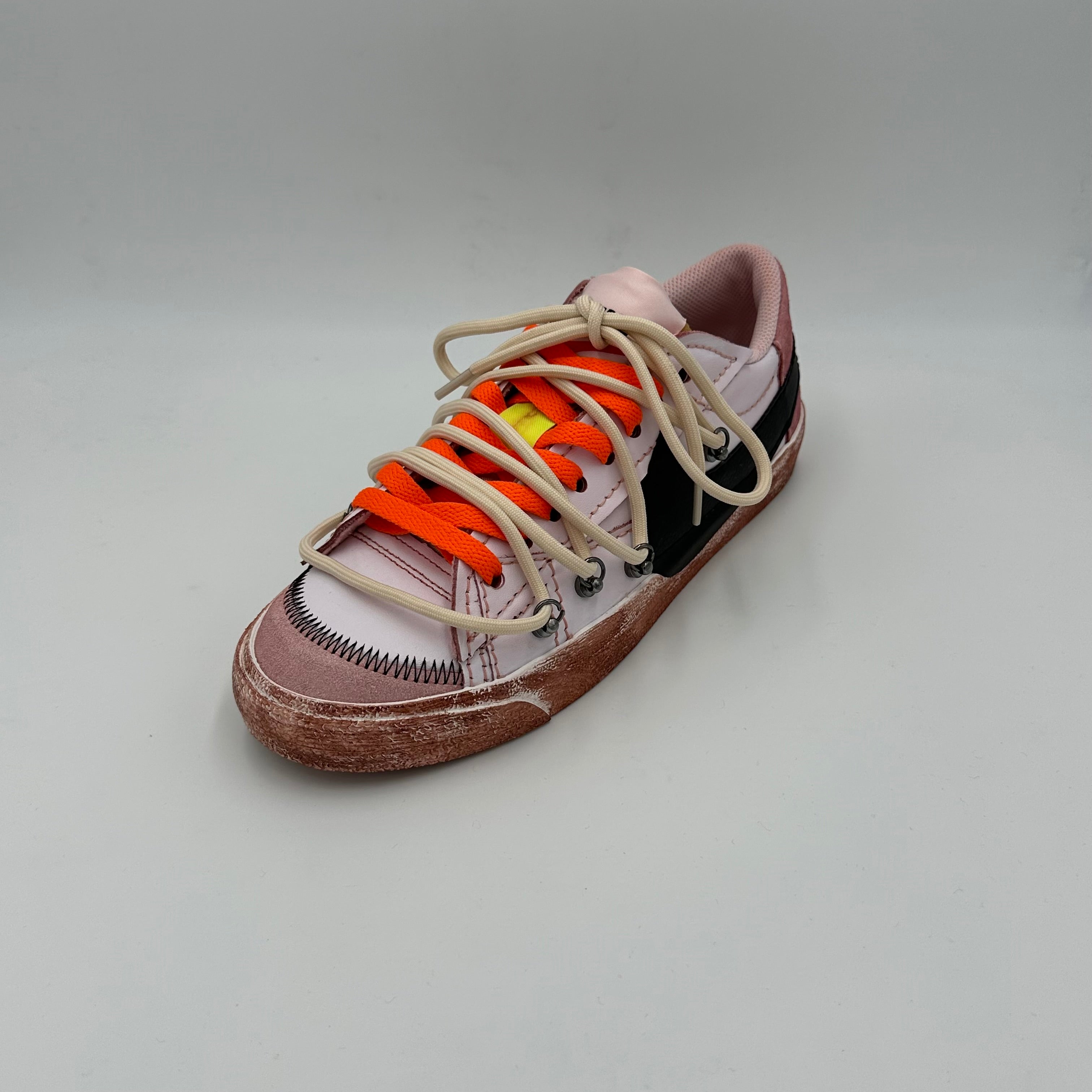 Nike Blazer Low '77 Jumbo Cocoa Brown Orange “Over Laces Beige”