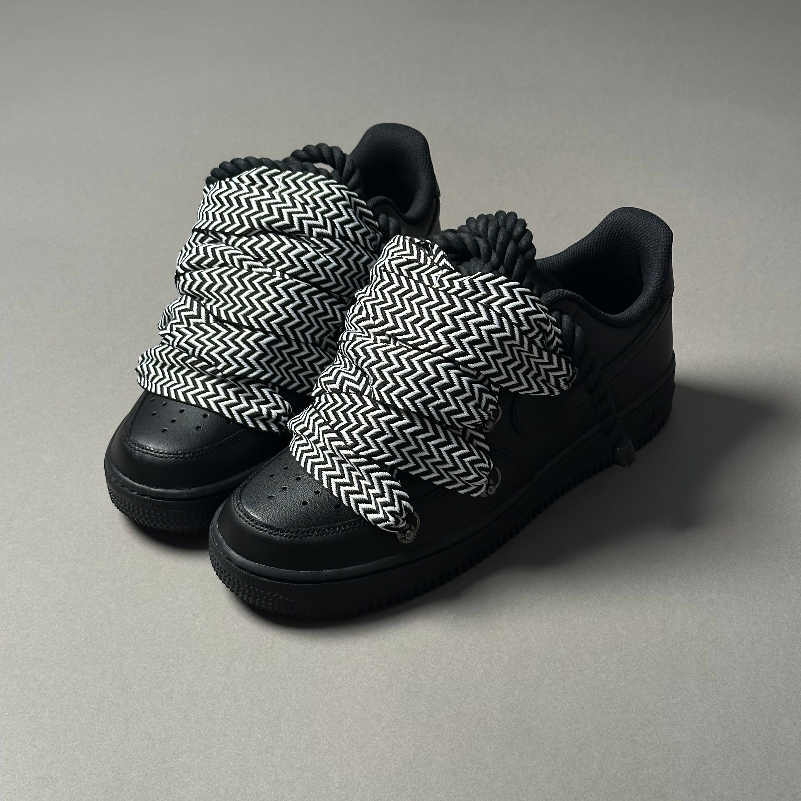 Nike Air Force 1 “Rope Laces Lanvin” Black&White