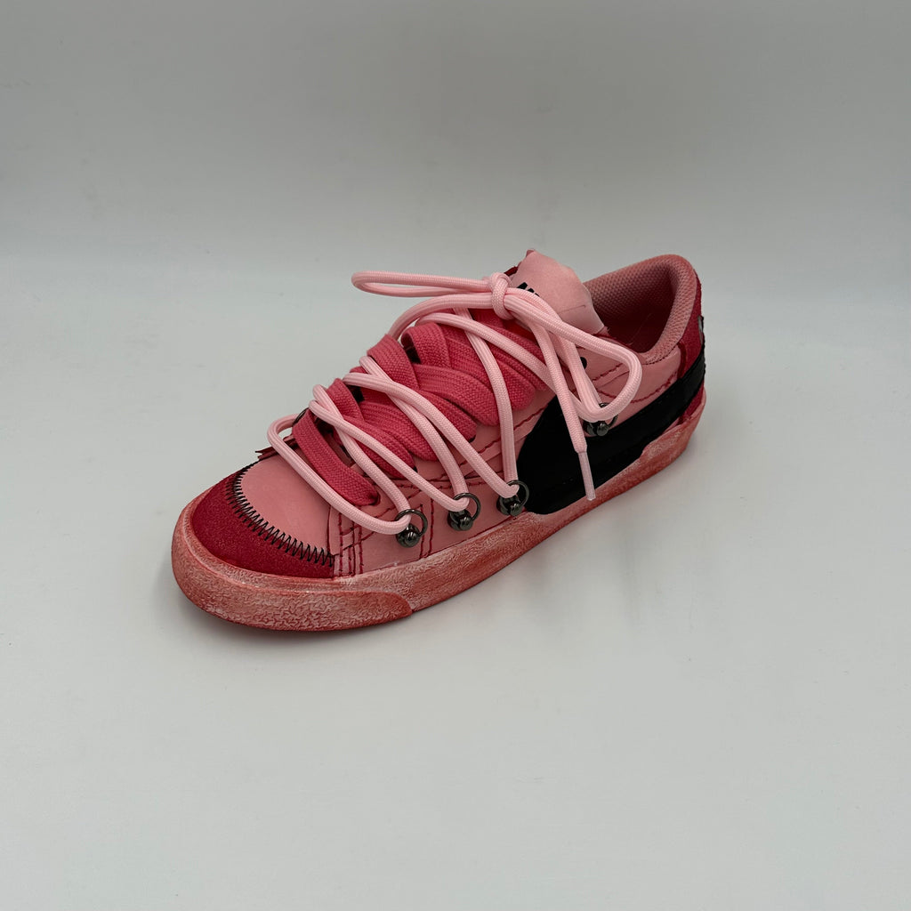 Nike Blazer Low '77 Jumbo Scarlet Red “Over Laces Pink”