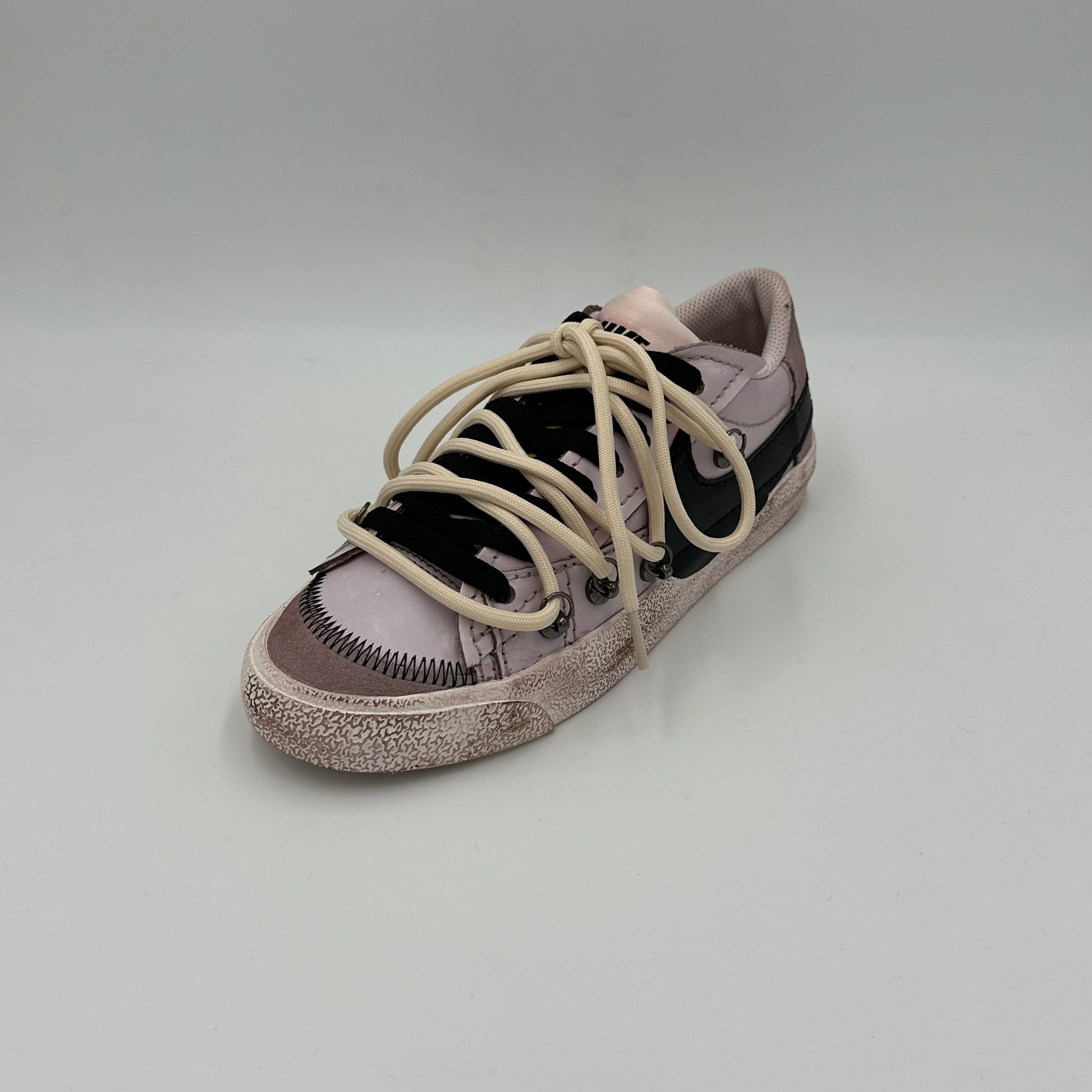 Nike Blazer Low '77 Jumbo Dark Brown Black “Over Laces Beige"
