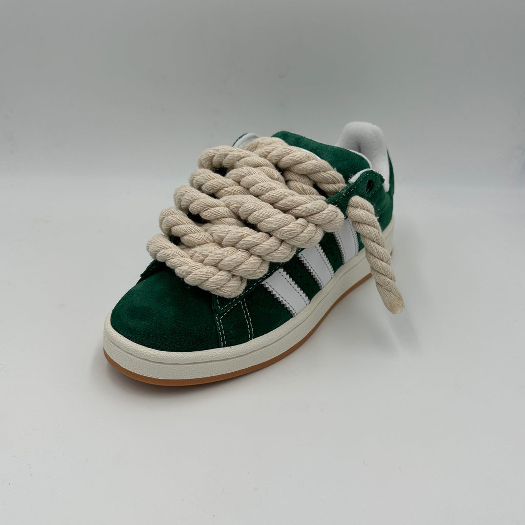 Adidas Campus 00s Green "Rope Laces" Cream