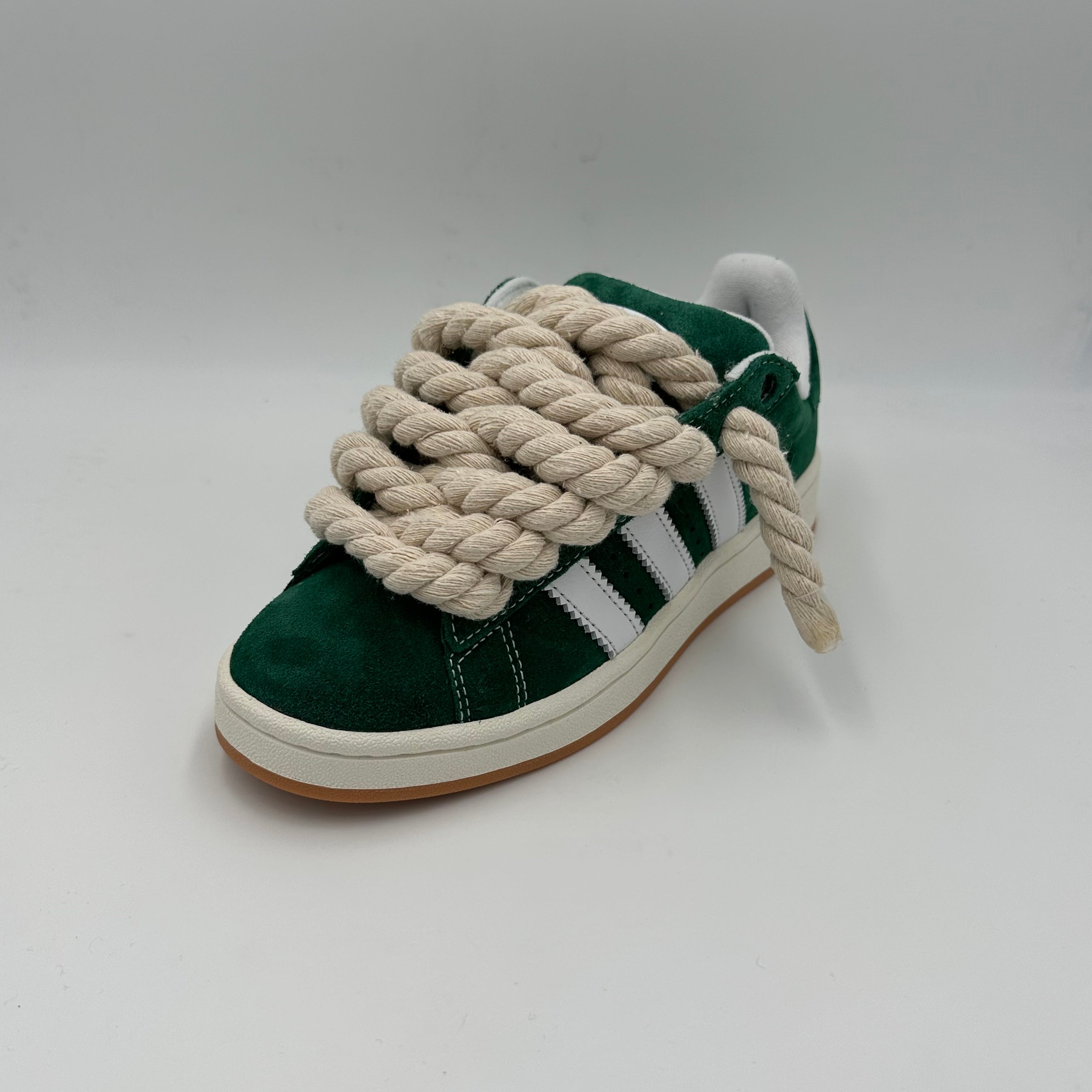 Adidas Campus 00s Green "Rope Laces" Cream
