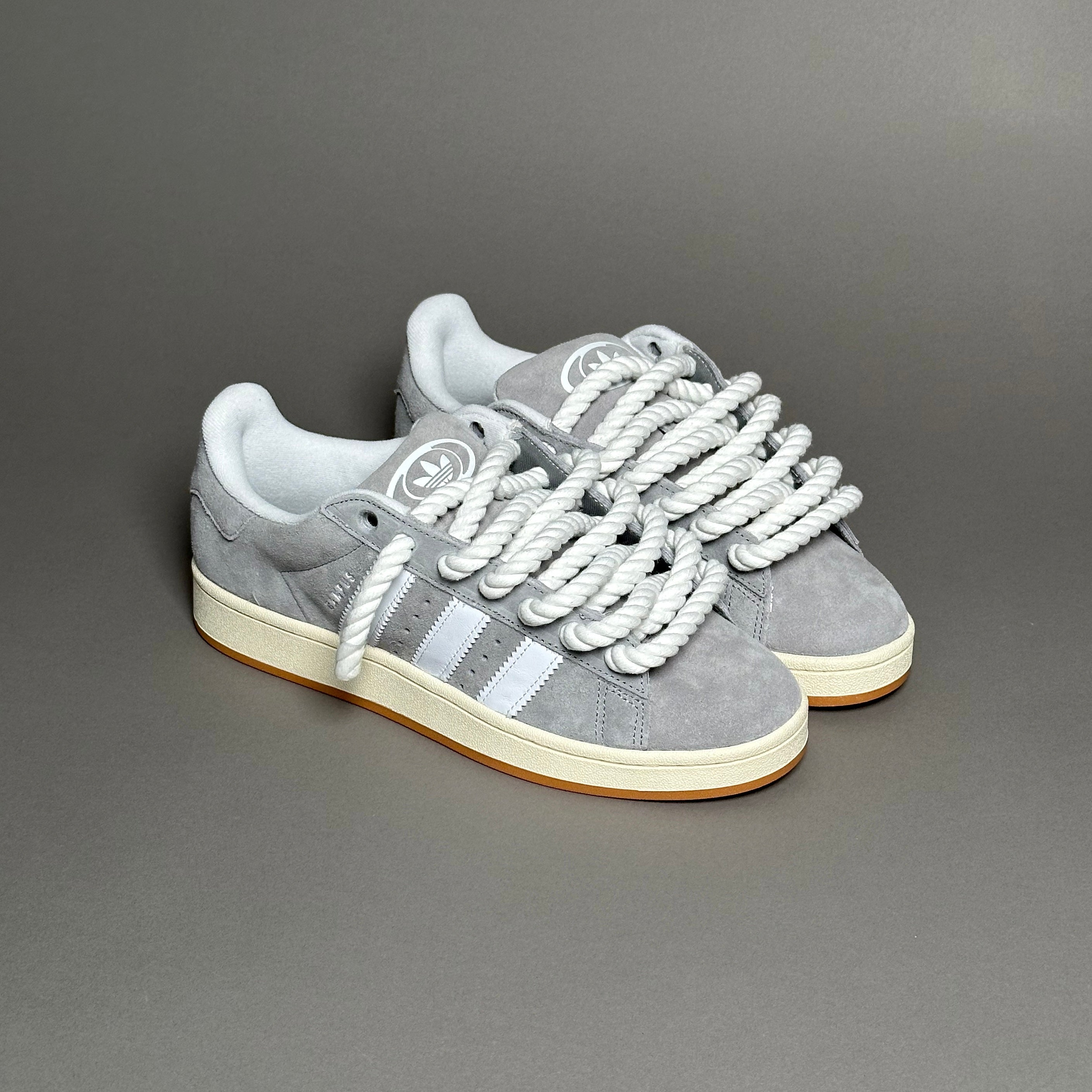 Adidas Campus 00s Grey “Rope Laces” White