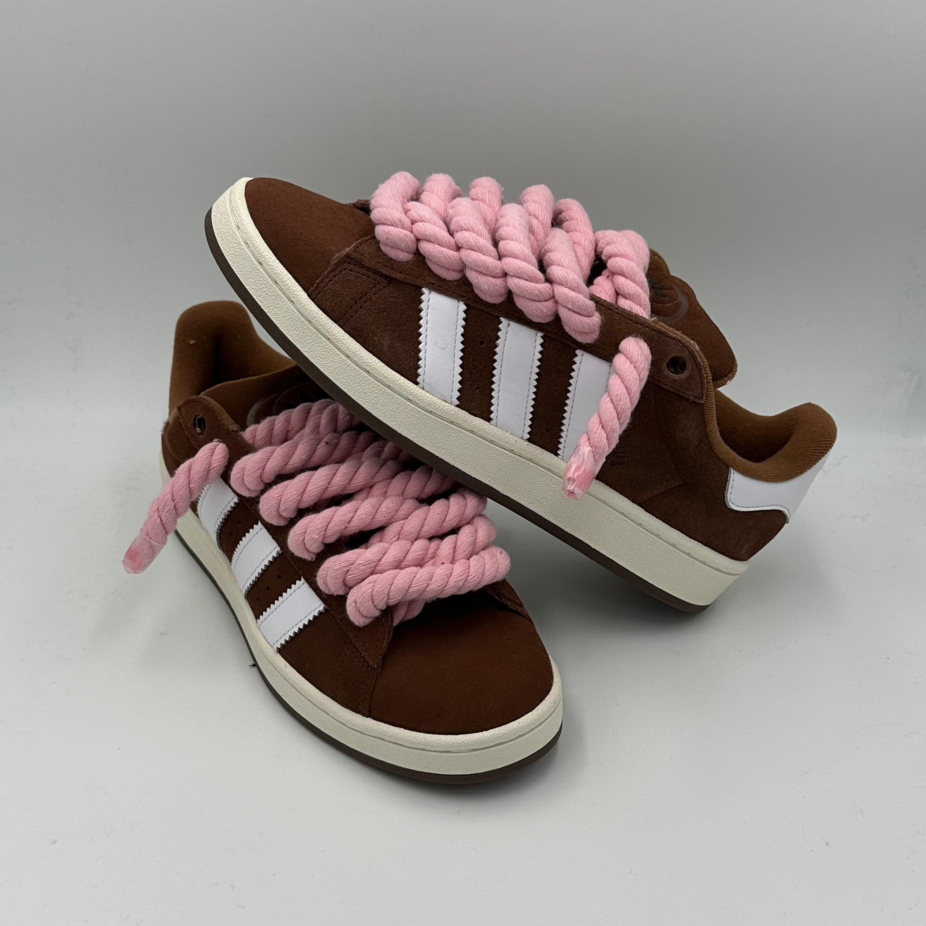 Adidas Campus 00s Brown "Rope Laces" Pink