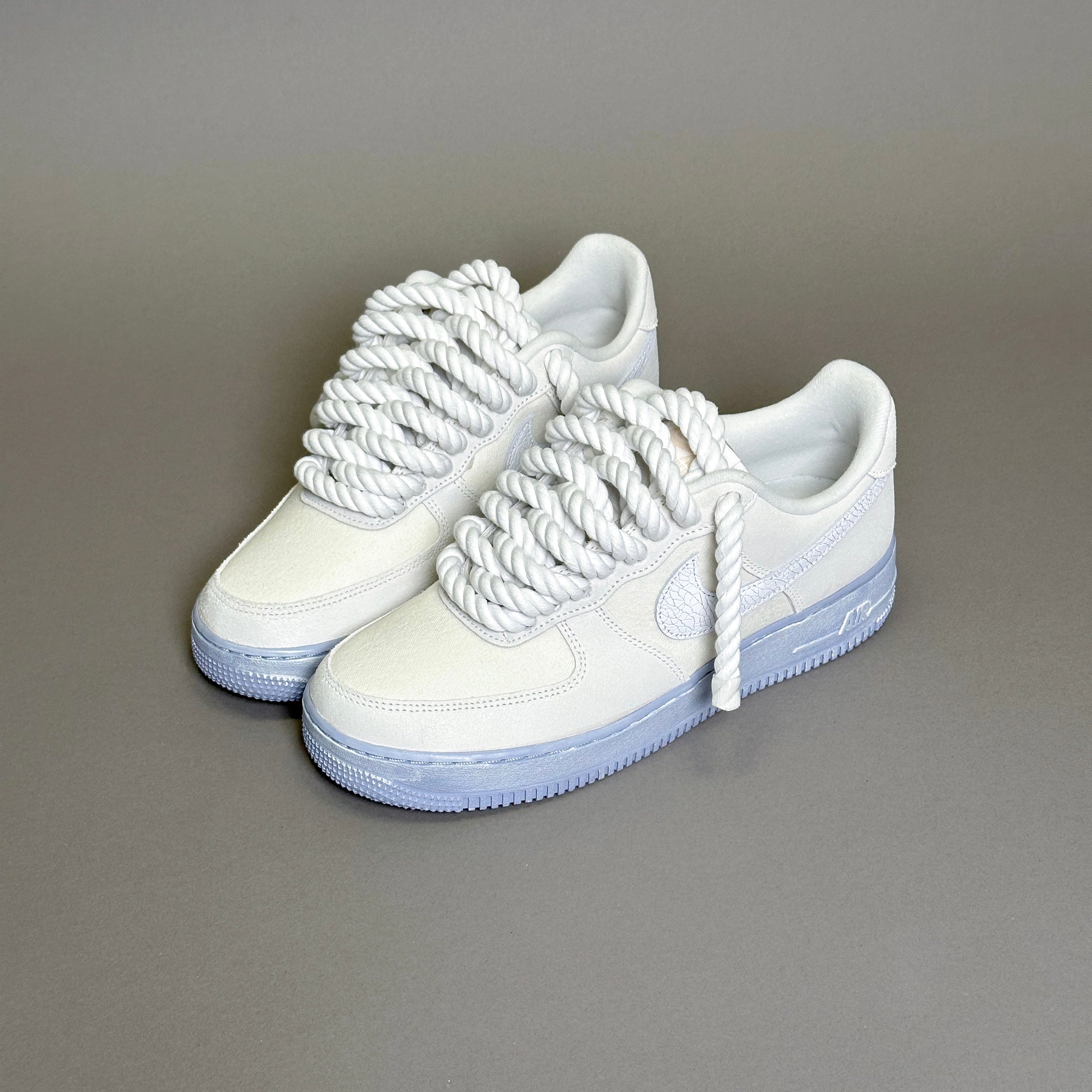 Nike Air Force 1 EMB “Rope Laces White” V1