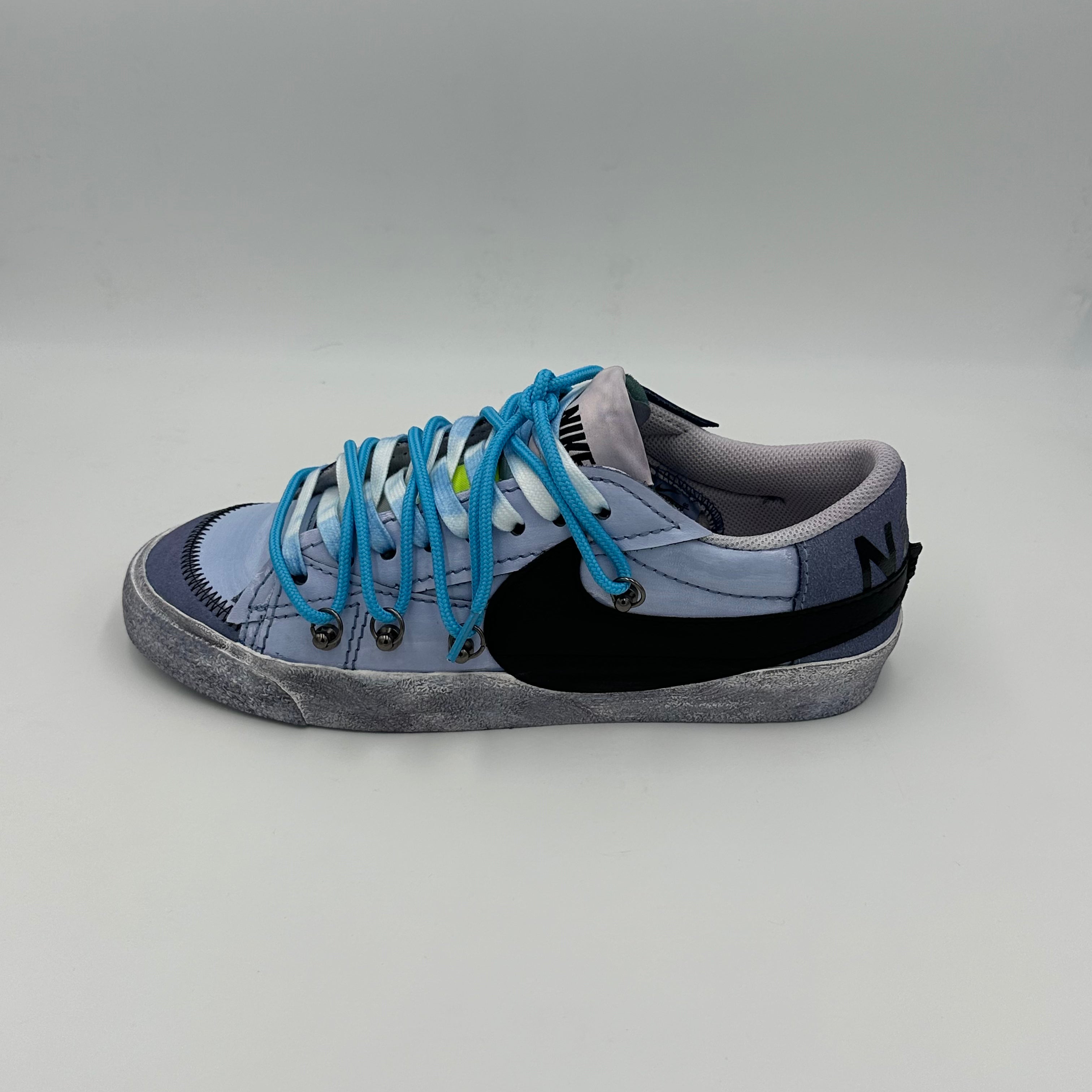 Nike Blazer Low '77 Jumbo Denim Blue Shaded Blue “Over Laces Blue”