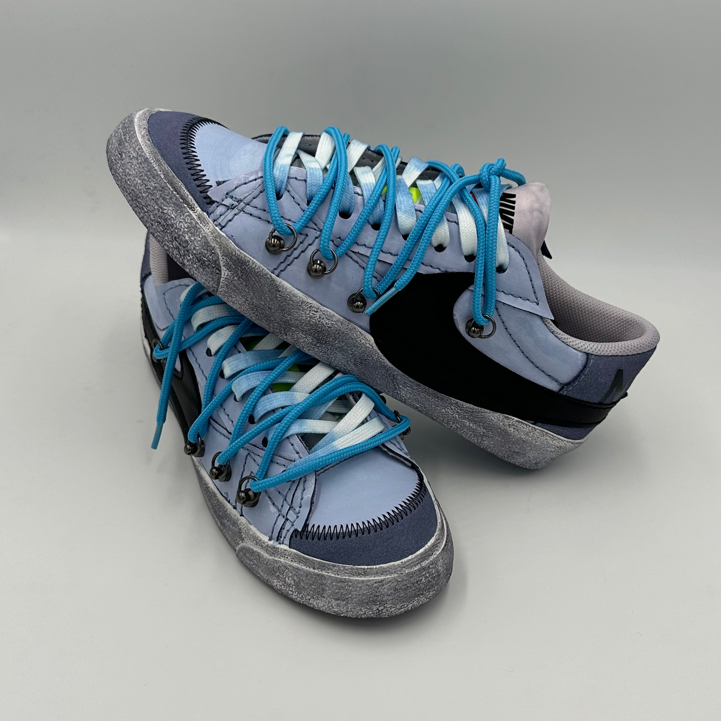 Nike Blazer Low '77 Jumbo Denim Blue Shaded Blue “Over Laces Blue”