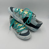 Nike Blazer Low '77 Jumbo Dark Green Sunset Rainbow  “Over Laces Azul