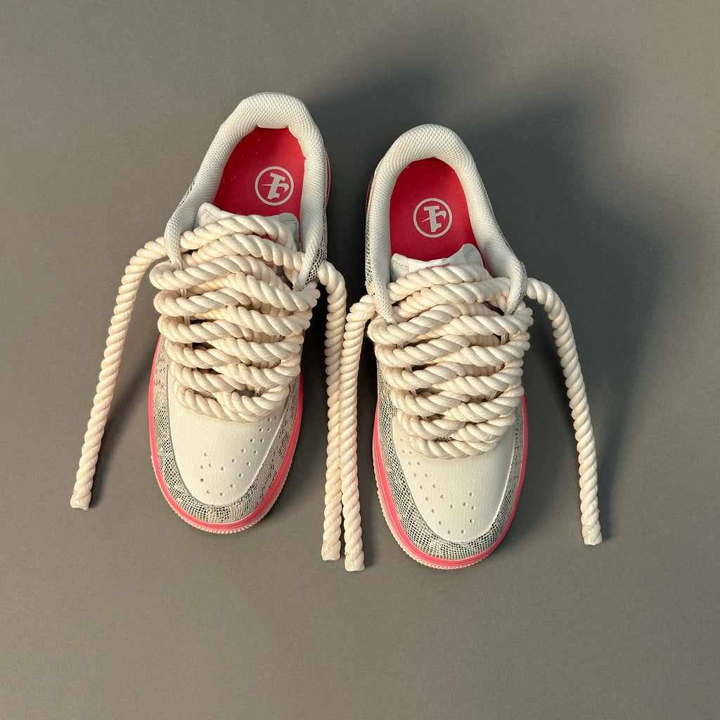 Nike Air Force 1 Snake Rose "Rope Laces" V2