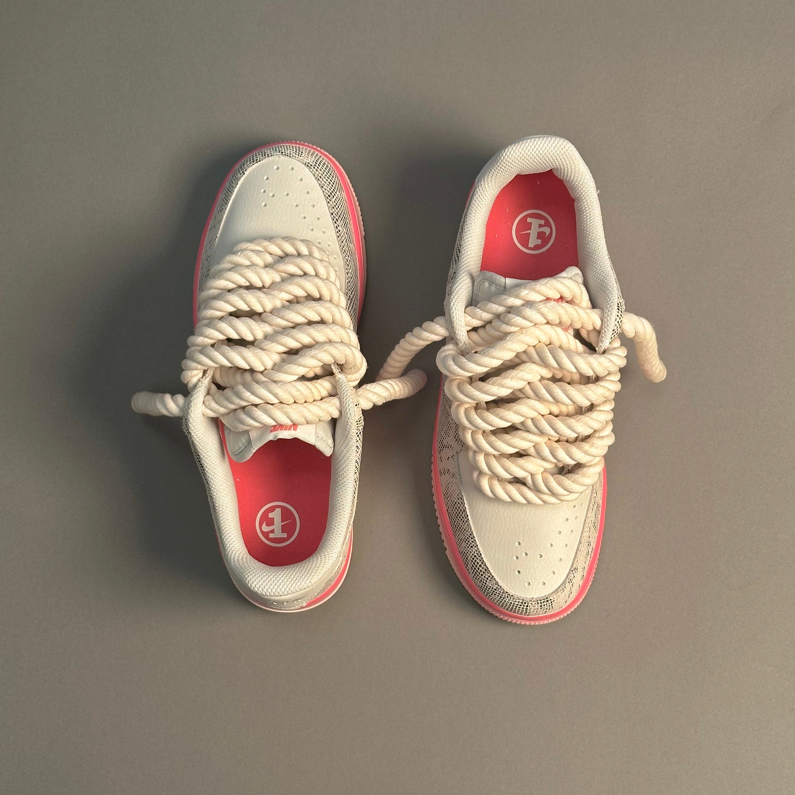 Nike Air Force 1 Snake Rose "Rope Laces" V1