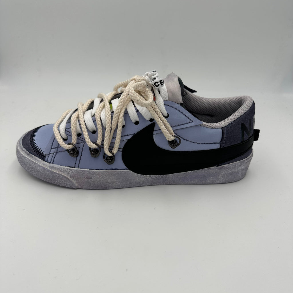 Nike Blazer Low '77 Jumbo Charcoal Grey White “Over Laces Rope”
