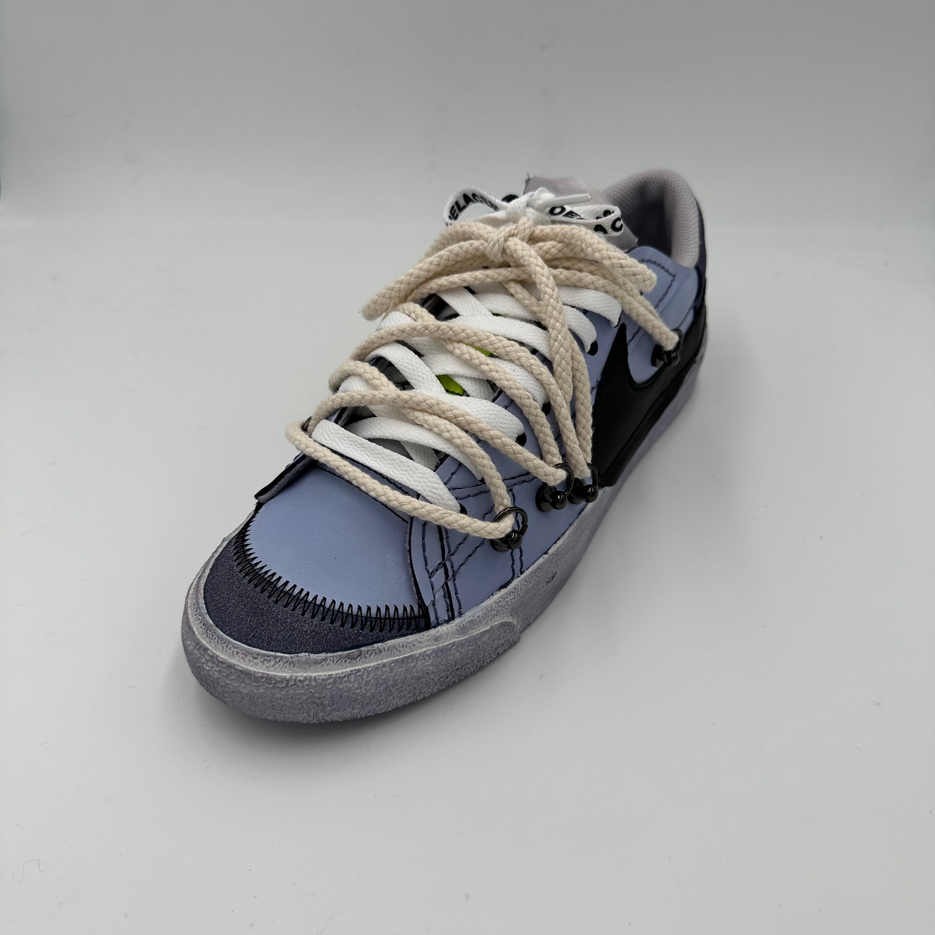 Nike Blazer Low '77 Jumbo Charcoal Grey White “Over Laces Rope”
