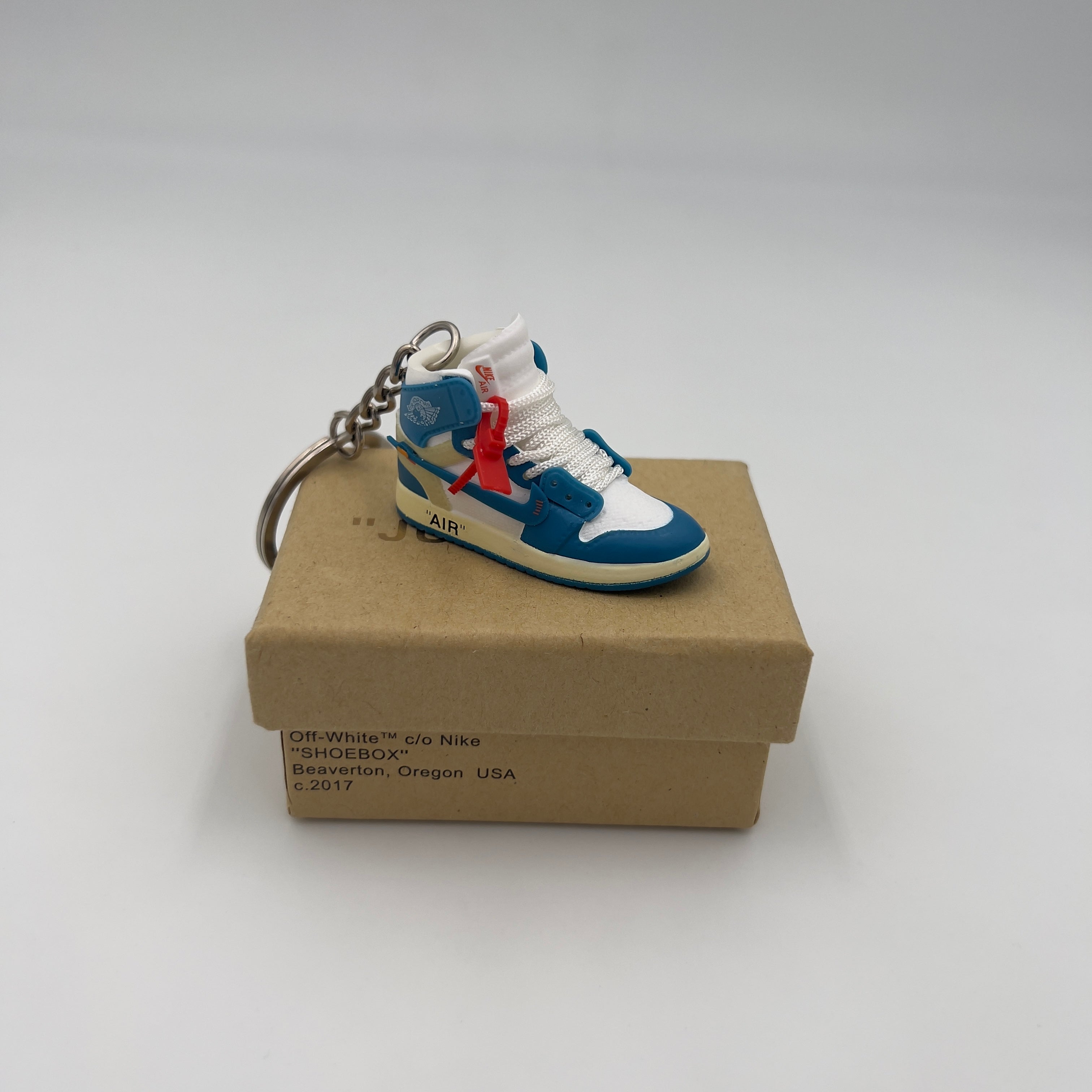 Portachiavi Jordan 1 University Blu Off White